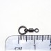 Matt Black Rolling Swivel with Ring Size 12 Matt Black Rolling Swivel with Ring Size 12